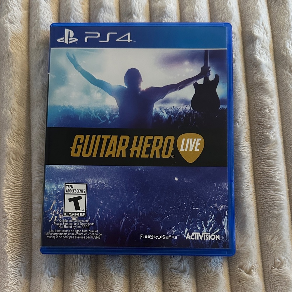 adidas Blue PS4 Guitar Hero Live Game Case